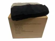 120 Case 16x16 Microfiber Edgeless Towels 365GSM Auto Detailing/Cleaning, Black