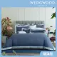 【WEDGWOOD】500織長纖棉Bi-Color素色被套枕套組-靛染藍(加大240x210cm)