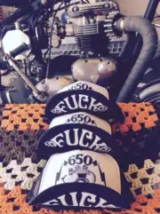 T100 650 ENGINE TRUCKER HAT triumph t120 motor boneville tiger trophy magneto