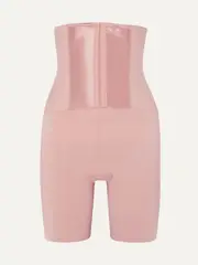 [Spanx] Spanx - Under Sculpture High-rise Control Shorts - Antique rose - x small x small Pink