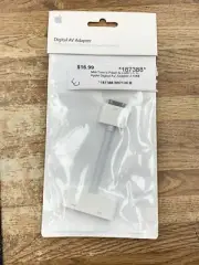 100% Genuine OEM Apple 30-Pin To Digital AV Adapter New in bag MC953ZM/A 187388