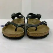 Birkenstock New w/ Box Taormina Black Oiled Leather Narrow - Select Size
