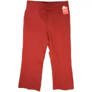 NEW Spanx the Perfect Pant Kickflare Deep Red Size M Petite NWT Free Shipping