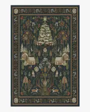 185' x 275' | Machine Washable Runner Rug | Kid & Pet Friendly | Indoor Rug | Juniper Midnight Blue Tufted Rug | Ruggable
