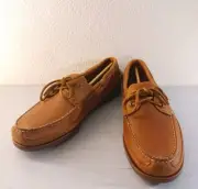 Sebago Schooner Crazy Horse Vintage Leather Shoe Mens Docksides NEW Size 11 R4