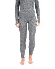 Terramar Cloud Nine 2.0 Women's Baselayer Tights, Dark Grey Melange, Small