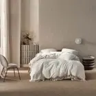 Linen House Dunaway Sugar Duvet Doona Quilt Cover Set Double Bed Size