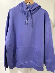 Adidas Oversized Essential Hoodie Sweatshirt Periwinkle Purple Women’s M NWT
