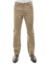 Thomas Cook Stretch Moleskins Comfort Waist Mid Reg Straight 30 Leg in Sand