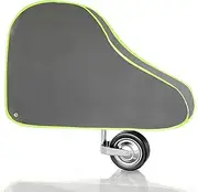 Etomvoop Caravan Towing Hitch Cover Waterproof Dust-proof Camper Trailer Towing Hitch Cover Universal Towing Accessories for Campervan RV Trailer, 95x61x15cm Green