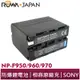 【ROWA 樂華】FOR SONY NP-F950/960/970 F960 F970 電池 外銷日本 原廠充電器可用