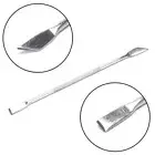 Nail Cuticle Remover Skin Cleaner Stainless Doubl Sided Spoon Pusher Art Tool.SN