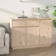 vidaXL Sideboard 110x34x75 cm Solid Wood Pine
