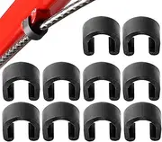 Cinema Five Clamps 10pcs | Type C Wire Clips for Scrolling, Gear Lever, Brake Cable Hose | Frame Cable Holders for Mountain Biking Biking