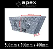 BRAND NEW TOOLBOX CHECKER ALUMINIUM UNDERTRAY TOOL BOX - UTE TRUCK STORAGE-U500L