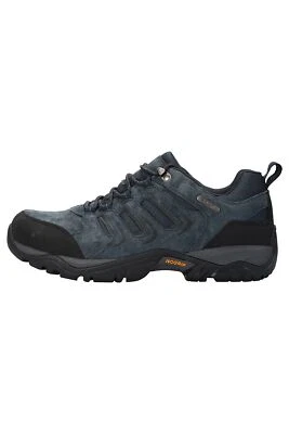 Mountain Warehouse Aspect Mens IsoGrip Shoes - Waterproof Hiking Shoe Navy 12 M