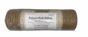 Polypro Mesh Ribbon Floral Weatherproof Size 10"x 10 Yards Natural Brown New