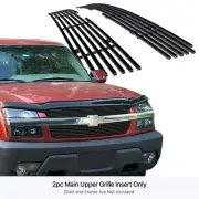 For 2001-2006 Chevy Avalanche With Body Cladding Black Billet Grille Insert (for: Chevrolet)