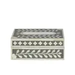 [OneWorld Collection] Aurora Bone Inlay Tissue Box Grey/White
