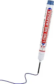 Long Head Deep Marker Pens, Quick Dry Long Nib Marker, Carpenter Ink Marker Pens, Construction Markers Marking Tool For Wood Glass Metal