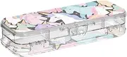 Yoogain Colorful Cartoon Animal unicorns Plastic Box For Pencils Double Deck Boxes Pens Case For Stationery With Snap And Lid