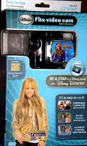 Disney Flix Kids Digital Video Black Camera Camcorder Sakar Movie Maker CD-Rom