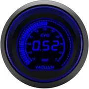 MGAVATPNPY 2 Inch 52mm Car Digital Turbo Boost Gauge Controller PSI Water Temp Oil Temp Oil Pressure Gauge Voltmeter Tachometer RPM Meter Boost Meter(Vacuum Gauge)