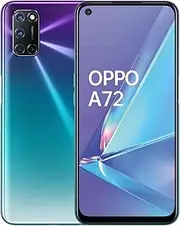 [OPPO] A72 Single-SIM 128GB ROM + 4GB RAM Factory Unlocked 4G/LTE Smartphone (Aurora Purple) - International Version