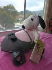 Vintage Applause Peanuts Putt Pups Belle Pretty Girl Plush Shoe Car w Tags
