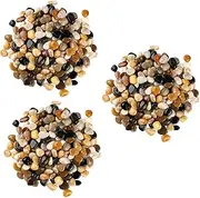 CIMAXIC Flowerpot Filler Pebbles 3 Bags of Decorative Stones for Plant Pots and Fish Tanks