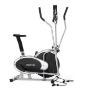 Powertrain 3-in-1 Elliptical Cross Trainer Exercise Bike with Resistance Bands 8