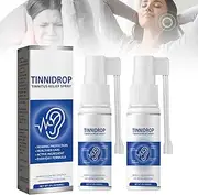 Luhaka Tinnidrop Tinnitus Relief Spray, Tinnidrop Tinnitus Relief Spray, 2023 New Tinnitus Relief for Ringing Ears-Spray, Ear Back, Ear Discomfort, Earwax Cleaning Care Spray (2pcs)