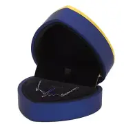 Ring Box Heart Shape Protective Jewelry Gift Storage Case With Light For Pro WPD