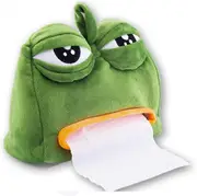 Tissue Box in stock-Sad Frog Tissue Box