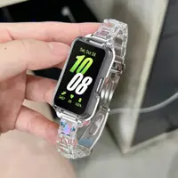 在飛比找蝦皮購物優惠-三星Galaxy Fit 3智能手錶鐳射透明錶帶+透明框  