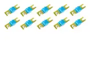 10 Pack Of 60 Amp Gold AFS / Midi / Mini ANL Fuses