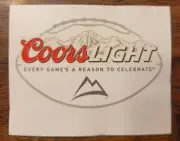 Coors Light temporary Tattoo