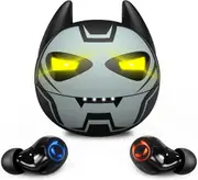 Wireless Earbuds Bluetooth Earphones with Mic Touch Control Warrior Design