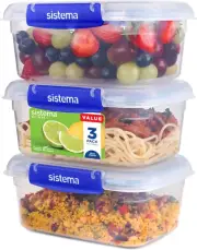 Sistema KLIP IT plus Food Storage Container | 1 L Leak-Proof, Stackable & Airtig