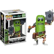 Rick and Morty Pickle Rick With Laser Pop! Vinyl #332