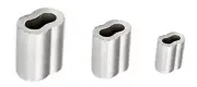 1/16" Aluminum Sleeves Swage Ferrule for Wire Rope Cable