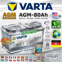 在飛比找Yahoo!奇摩拍賣優惠-☼台中苙翔電池►德國 VARTA AGM80 L4 賓士B-