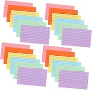 ERINGOGO 300pcs Assorted Lined Index Cards Lines Memo Notes Study Office Organizer Australian Notepad