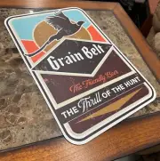 Vintage style Grain Belt pheasant hunting custom .080 ALUMINUM SIGN 12" x 18"