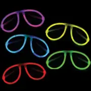 2x Multi Color Glow Sticks Glasses Light Shining Party Fun Events Multi-Colour
