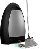 Touchless Vacuum Automatic Dustpan, 1000W Automatic Sensor Trash Can, 3.6L Home Vacuum Cleaner for Salon, Kitchen, Pet Hair & Floor Dust Black