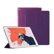 MCC iPad 10.9 2022 10th Gen Tri-Fold Smart Cover Semi-Clear Back Case Apple iPad10 [Dark Purple]
