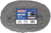 Faithfull Steel Wire Wool 200g Grit: MEDIUM