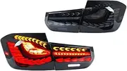 LED GTS Tail Lights Compatible With BMW 3-Series F30 F80 M3 Saloon 2012-2018 ，Start-up Animation Sequential Turn Signal Rear Lamps Assembly