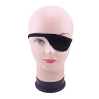 在飛比找蝦皮購物優惠-出清價海盜眼罩獨眼龍眼罩萬聖節商品 黑布眼罩